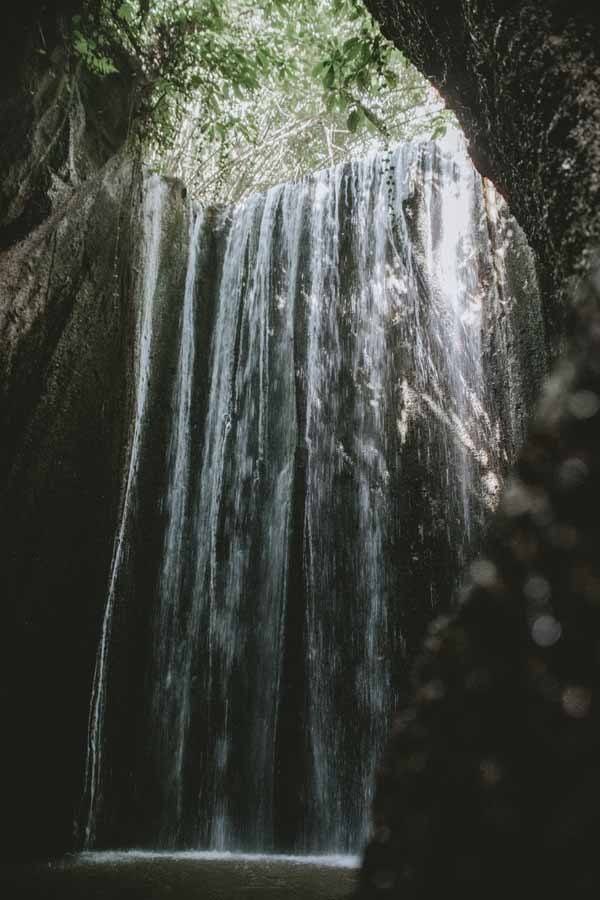 tukad cepung cave waterfall bali