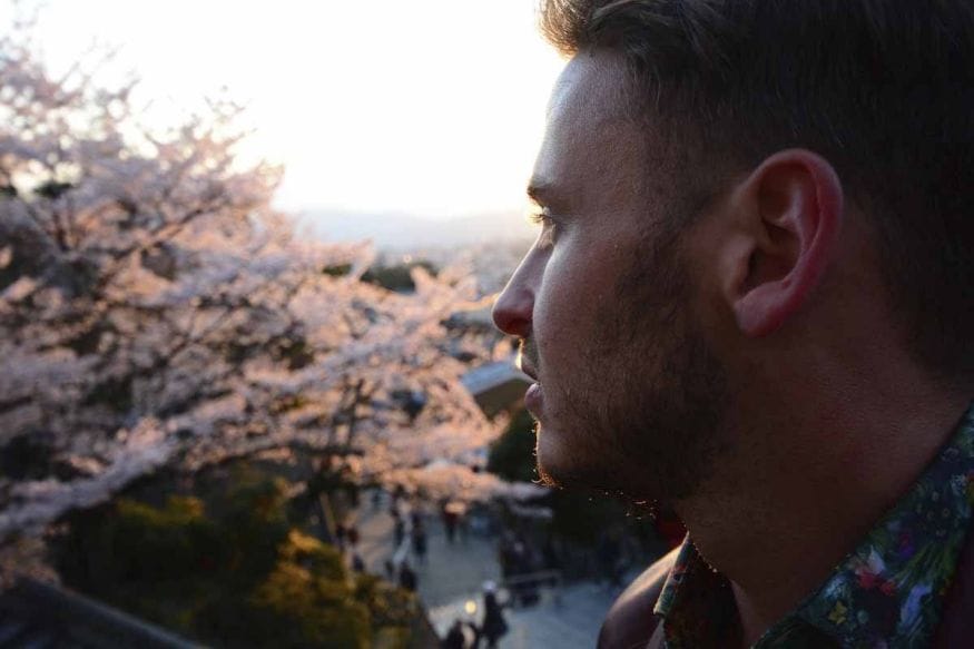 robert schrader at kiyomizu-dera