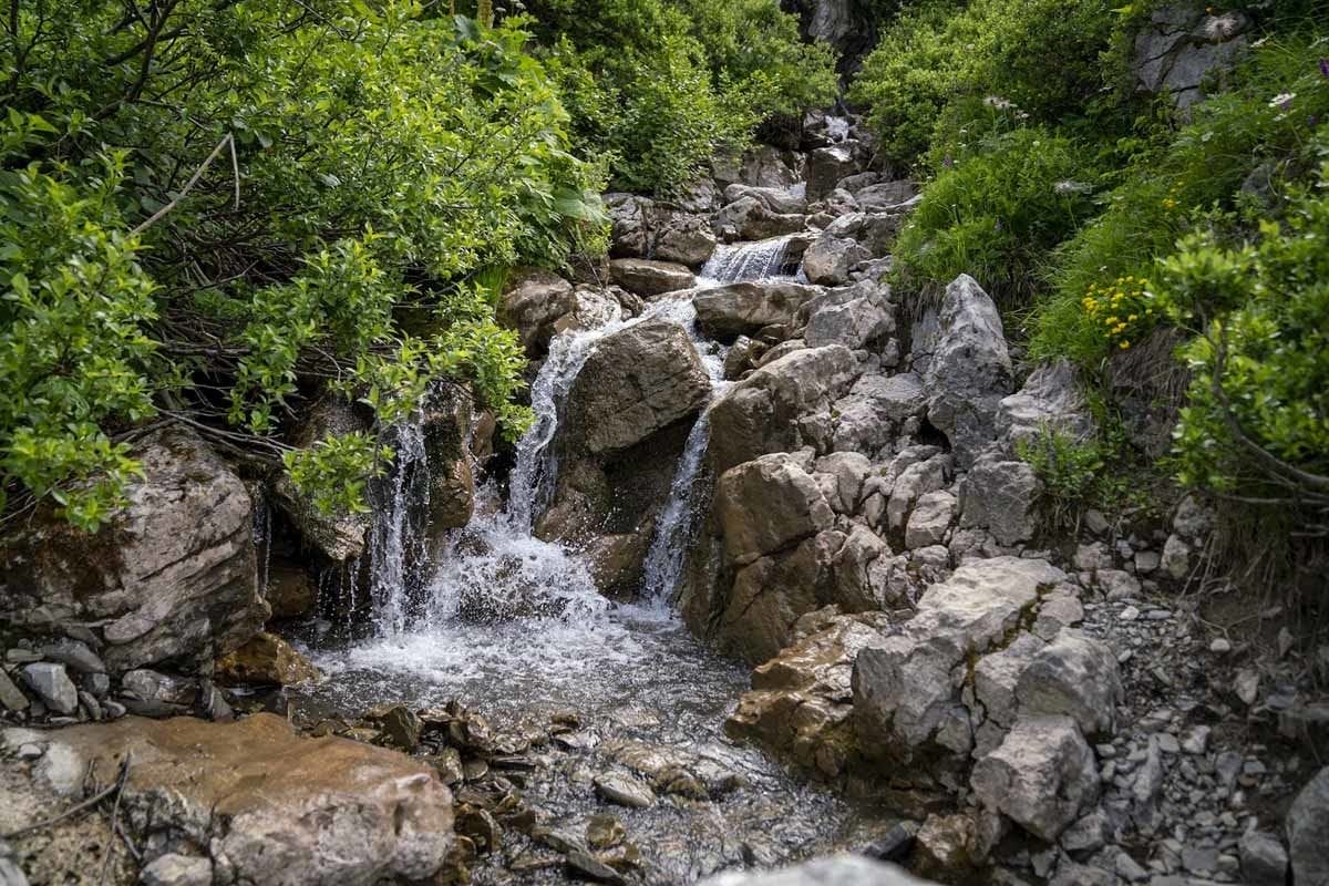 mountain stream rocks