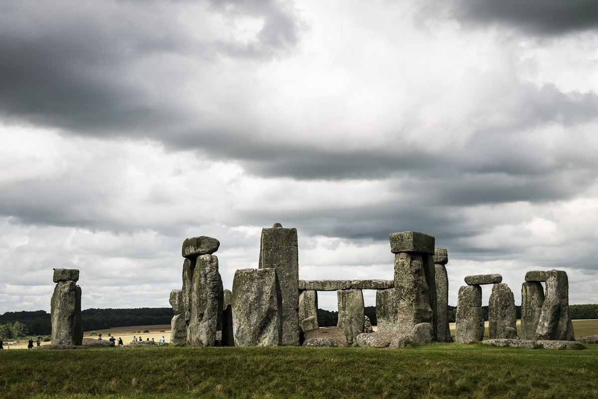 stonehenge dramatic sky