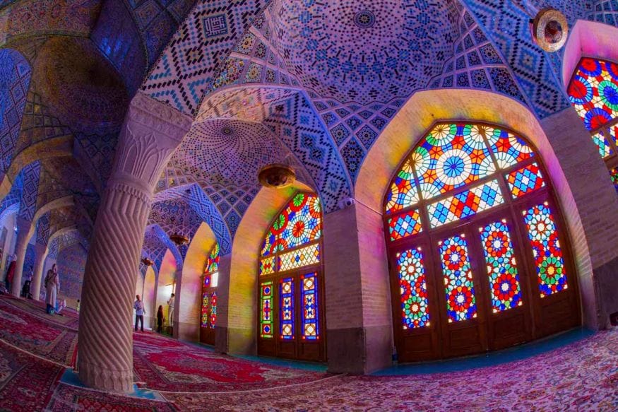 shiraz travel pink mosque