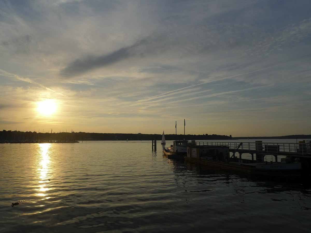 day trips from berlin wannsee sunset