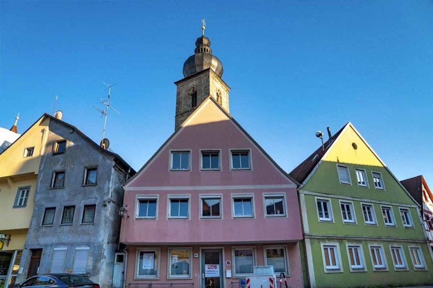 franconian switzerland colorful houses
