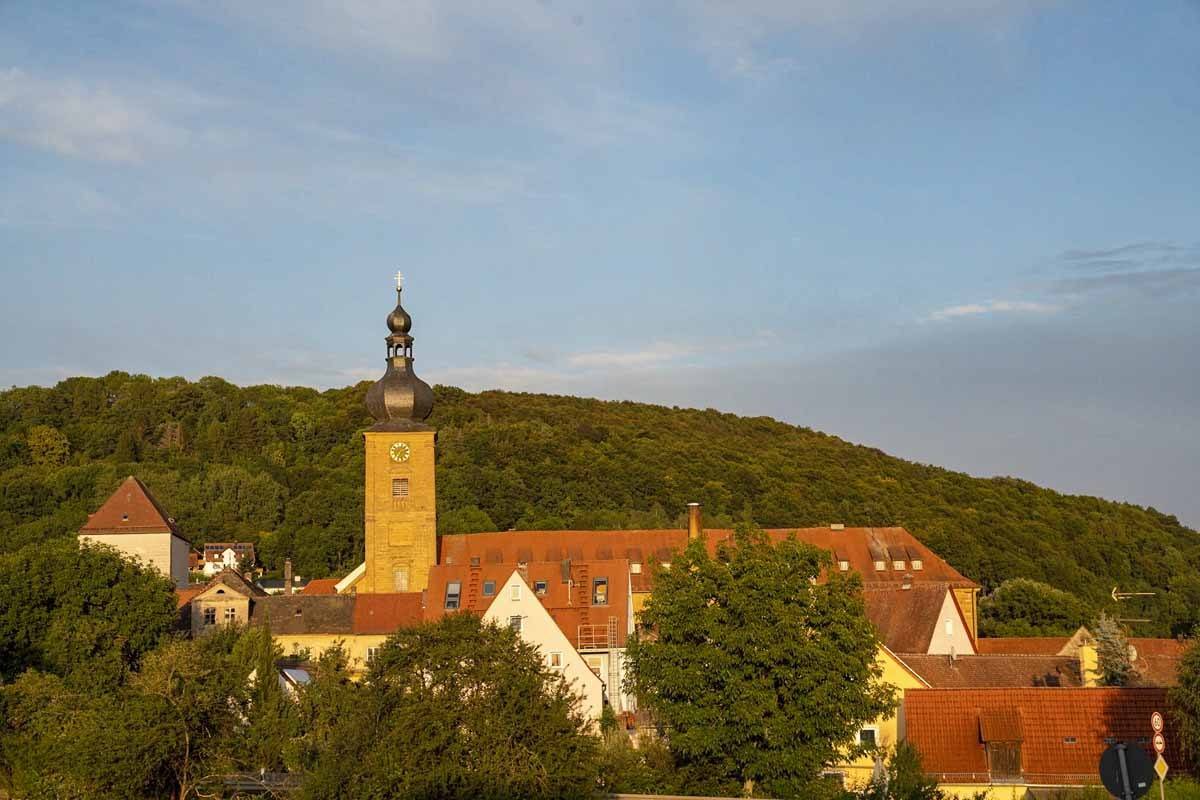 weissenhohe franconian switzerland sunset