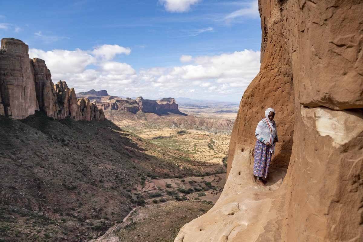 tigray mountains abuna yemata ledge