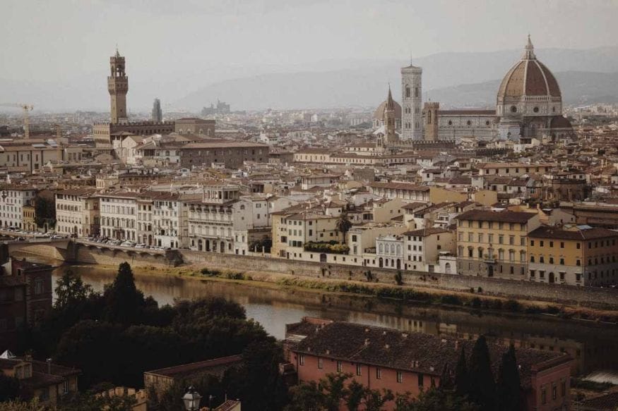florence view with duomo
