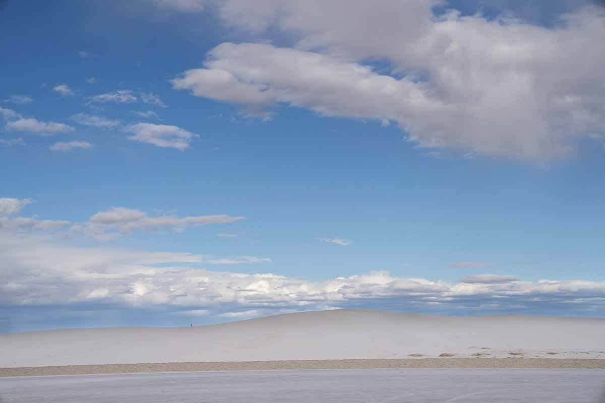 gypsum dunes white sands national park