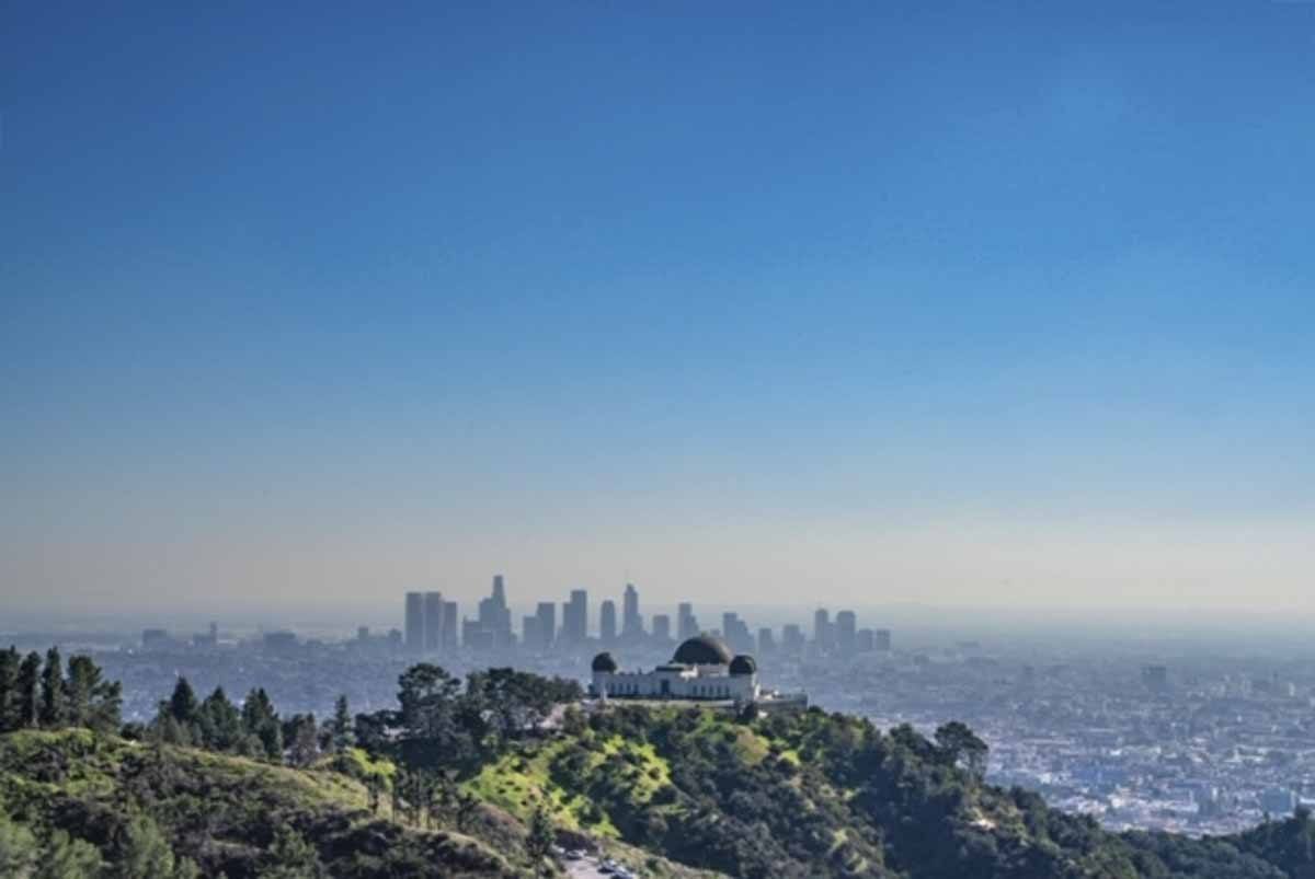 los angeles griffith observatory view