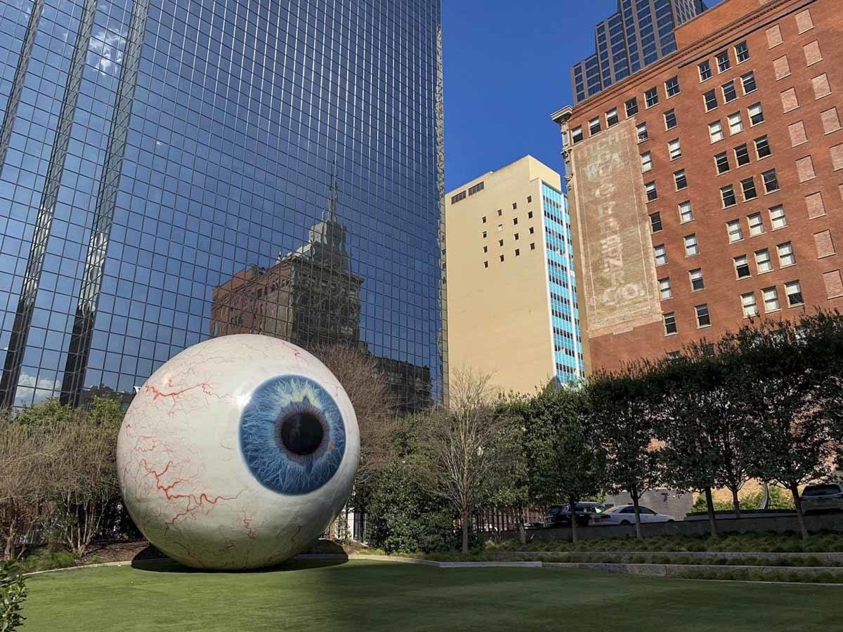 eyeball sculpture dallas