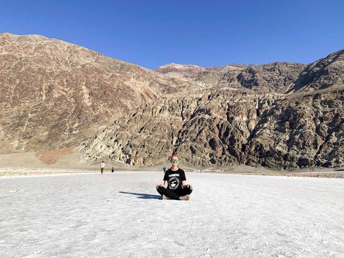 death valley badwater basin salt flats