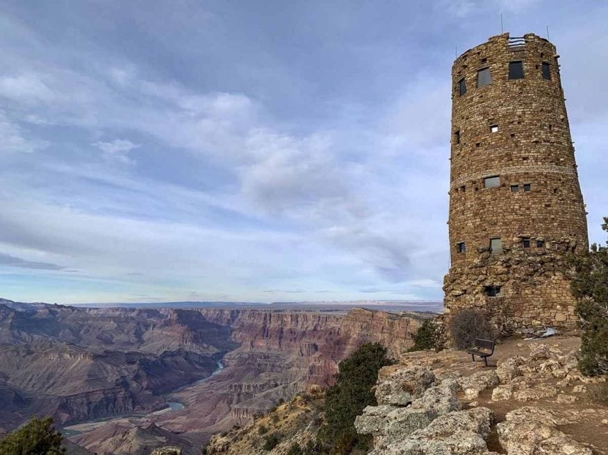grand canyon desert watchtower