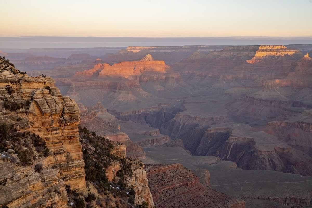 grand canyon sunset hopi point