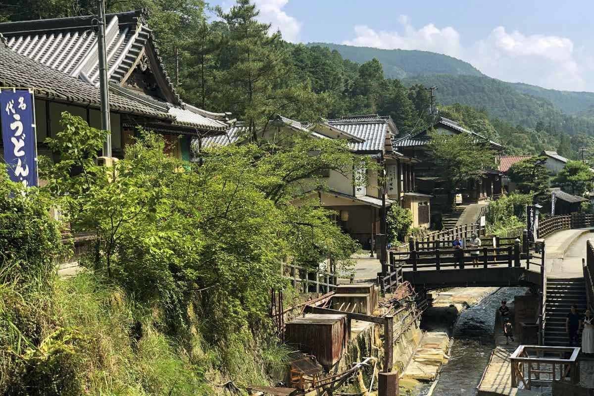 Yumomine Onsen Village in Kumano Kodo