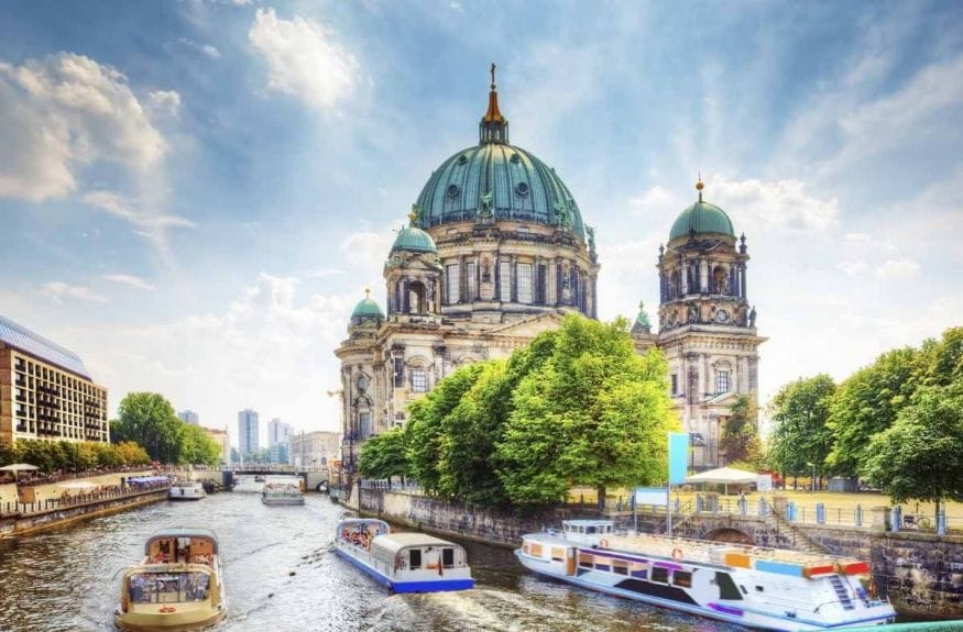 Berlin Cathedral. German Berliner Dom. A famous landmark on the Museum Island in Mitte, Berlin, Germany.