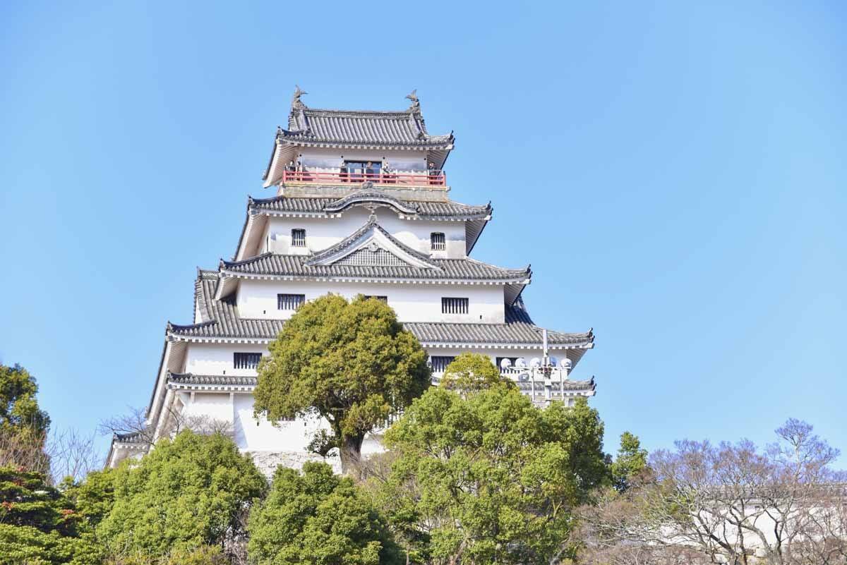 View of Ancient Karatsu Castle