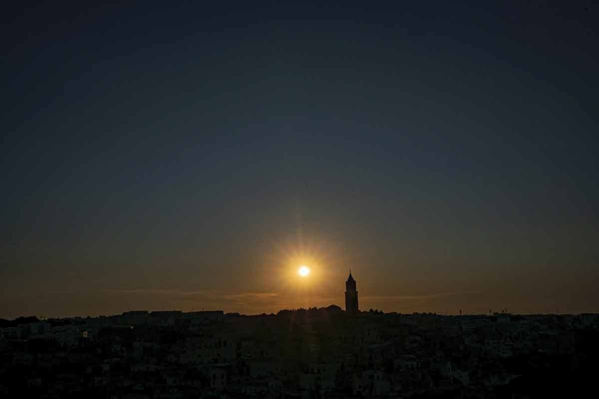 matera sunset