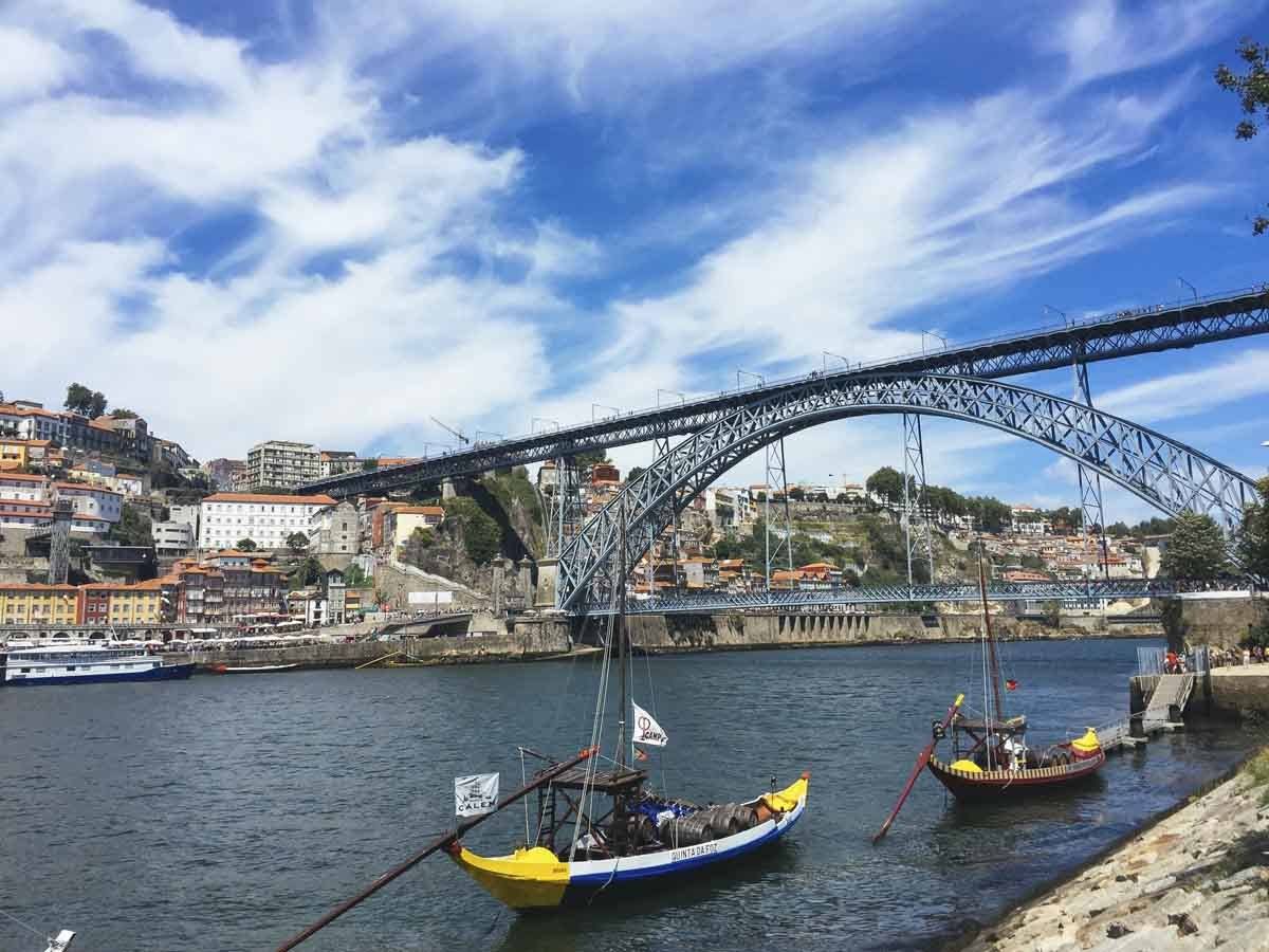 Porto View with Dom Luis I Bridge
