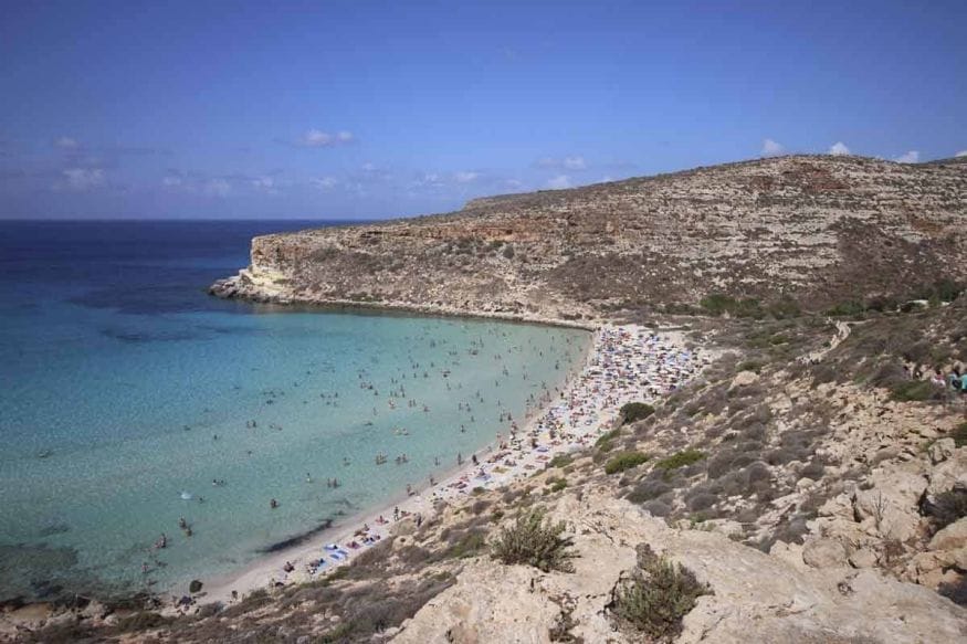 lampedusa italy in july