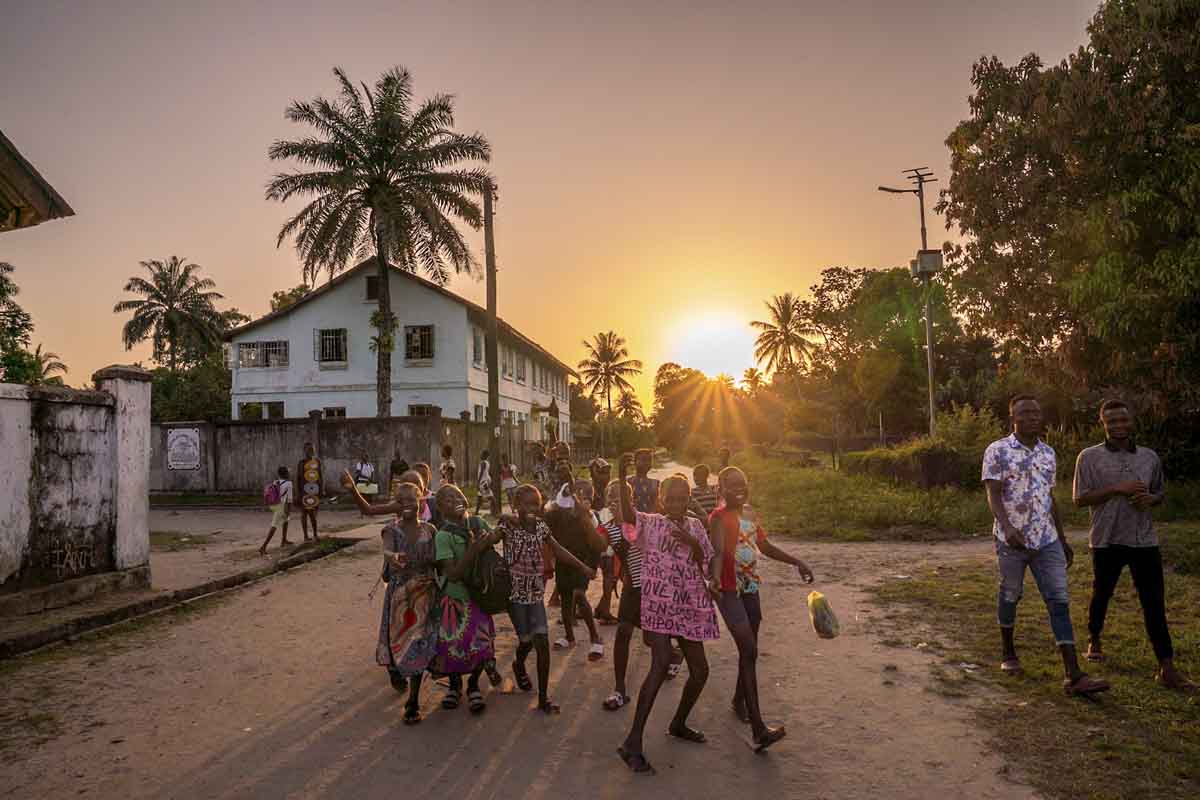 bonthe island sunset