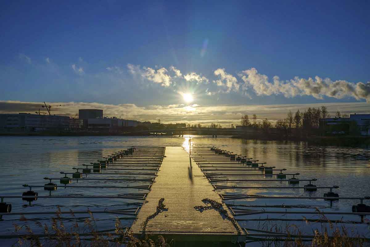 oulu winter sea