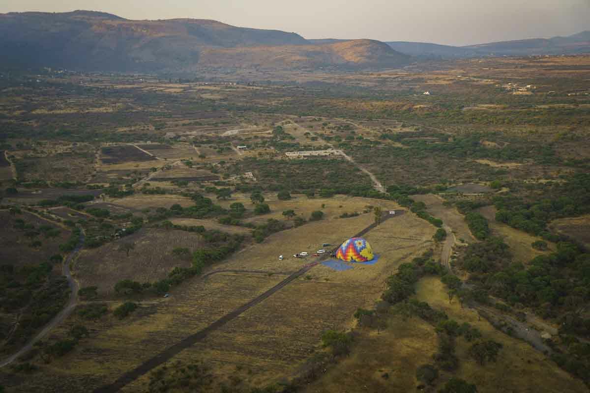 san miguel de allende balloon takeoff