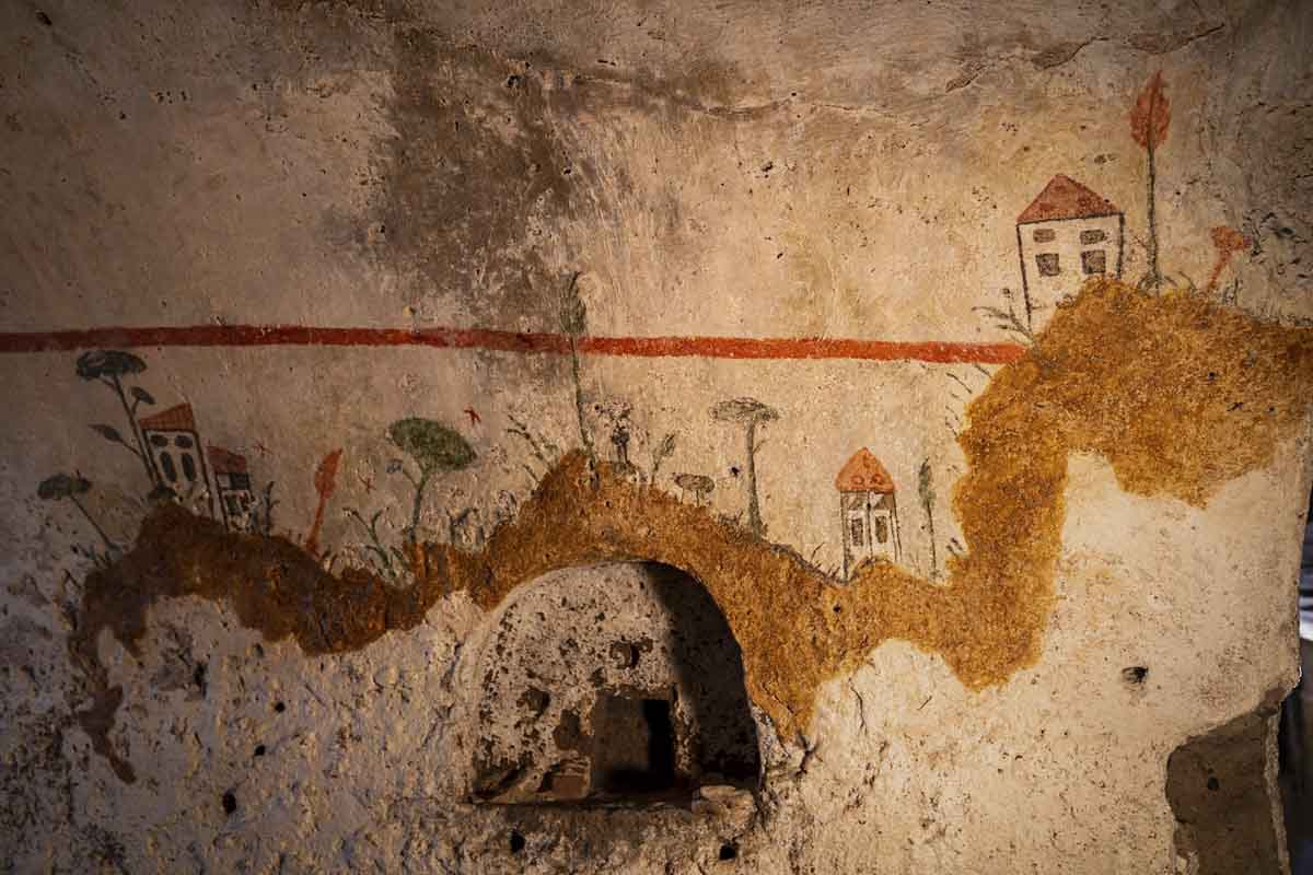 ventotene cistern wall