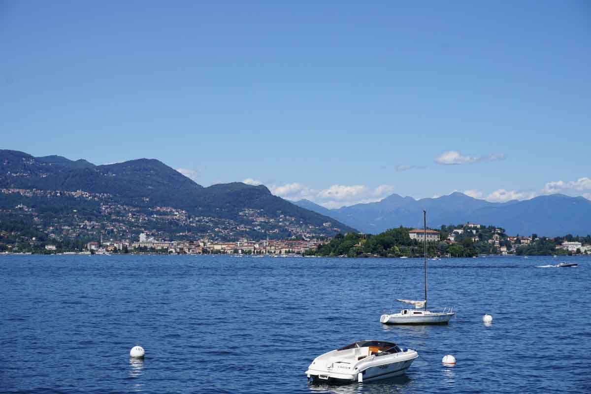 lake maggiore sunny day