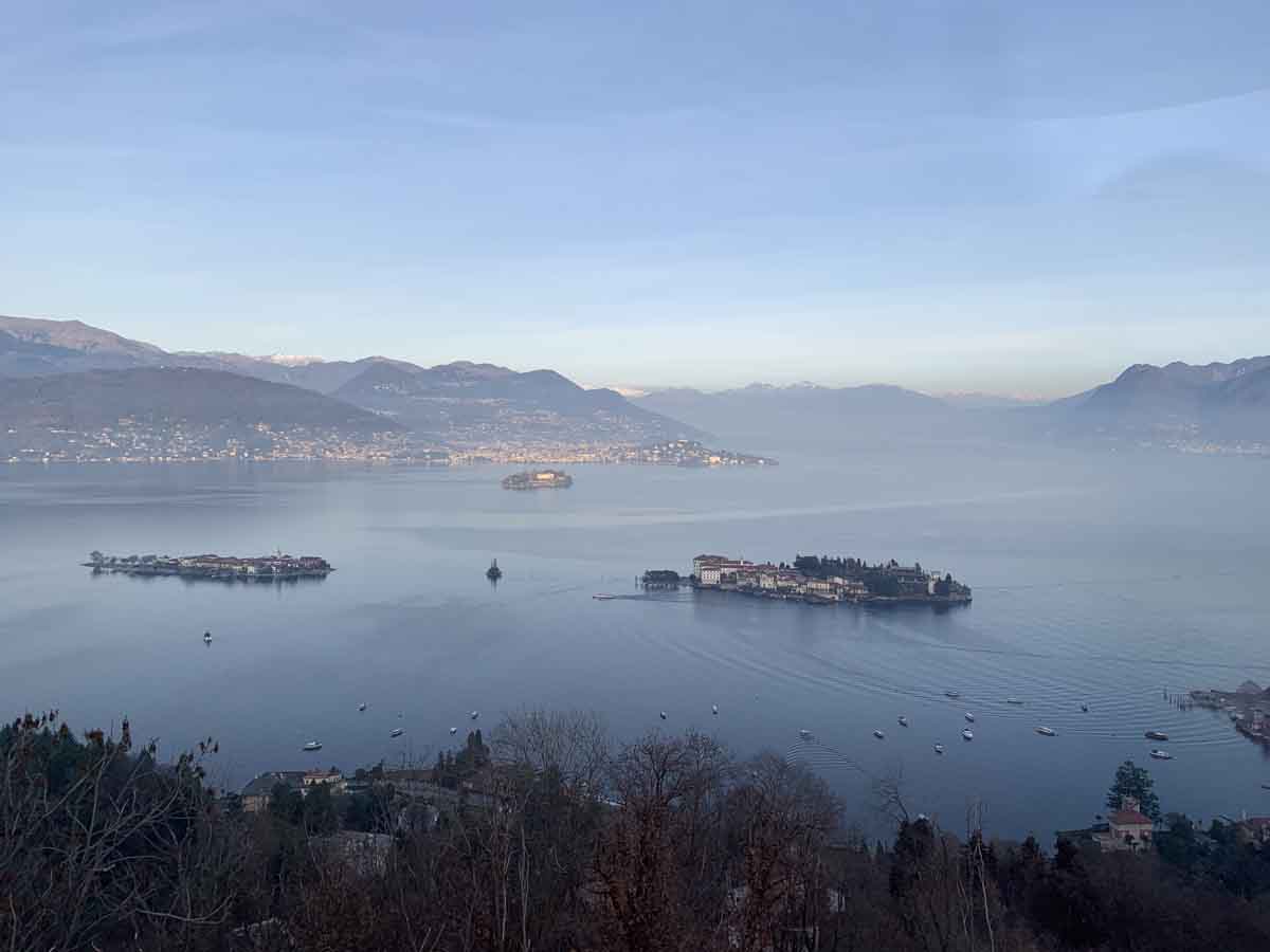 lake maggiore sunset