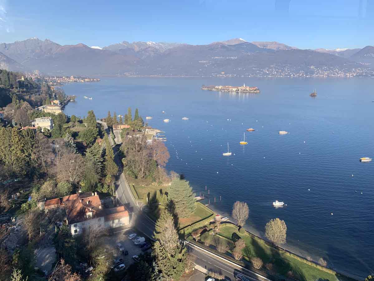 lake maggiore view above