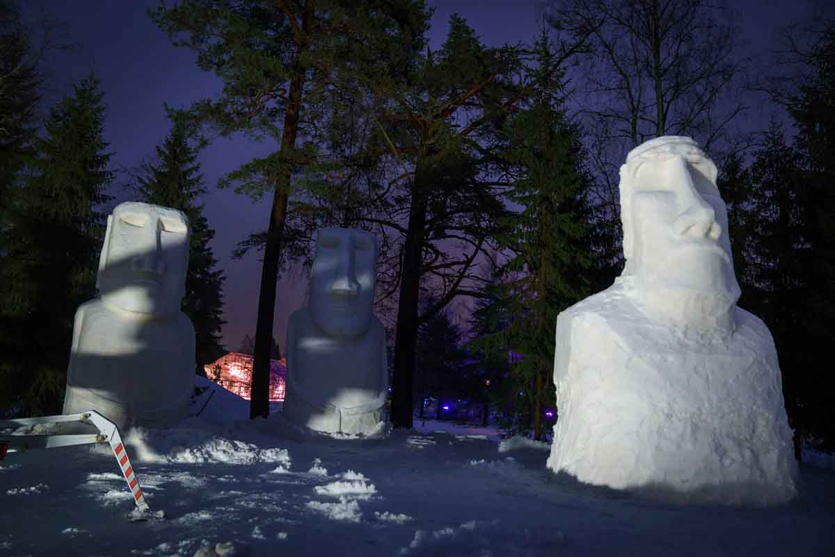 karelia in winter moai