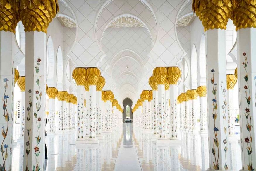 sheikh zayed mosque columns