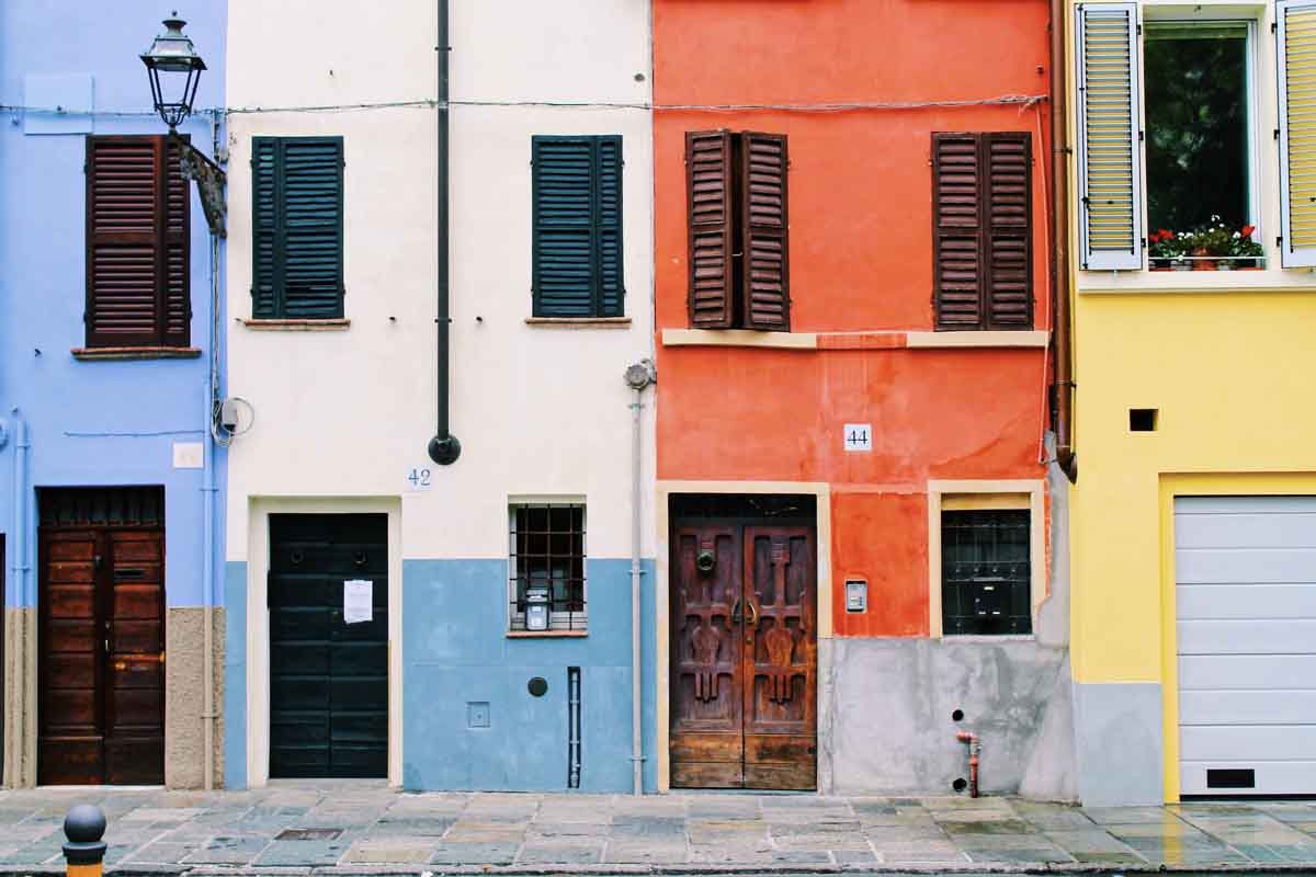 parma colourful houses