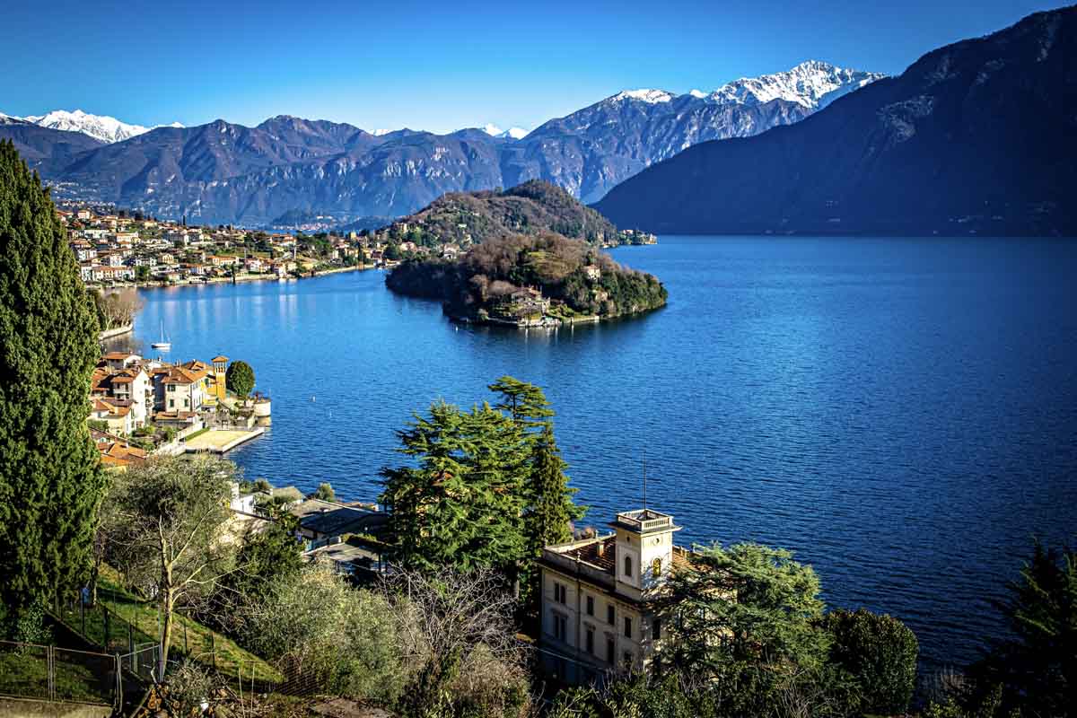 lake como 1 day aerial view