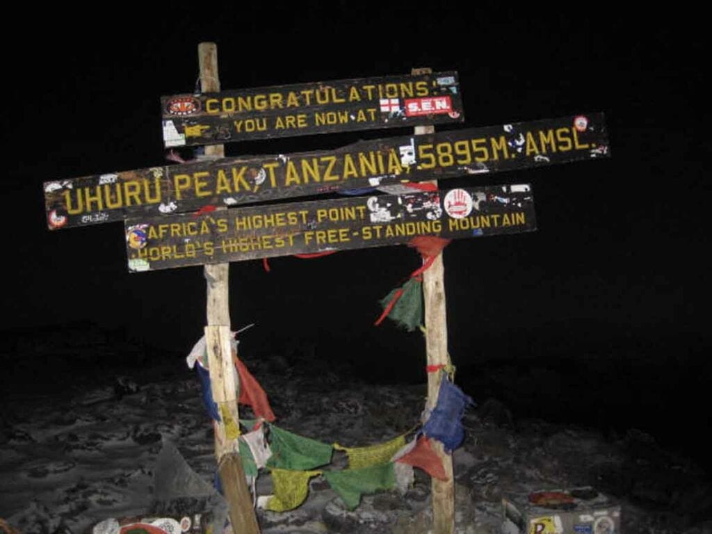 UhuruPeak kilimanjaro