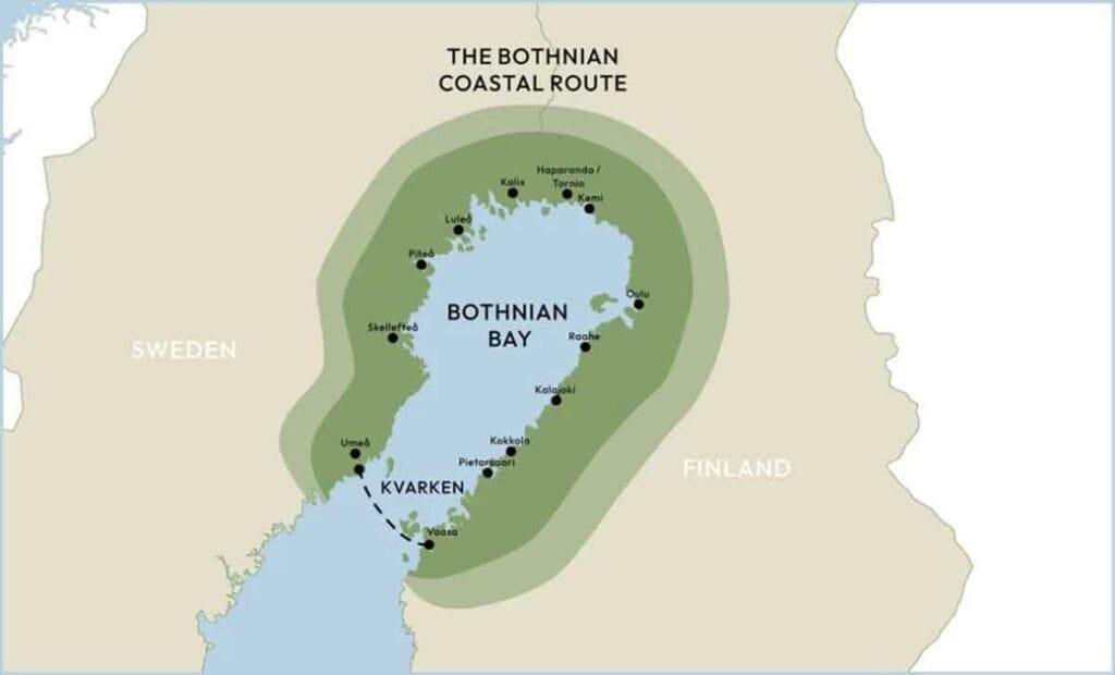 bothnian coastal route map