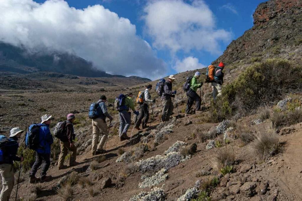 climbing kilimanjaro route